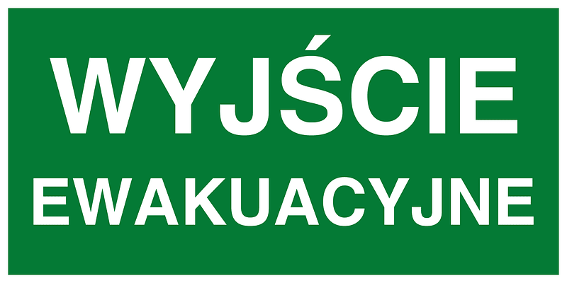 PN Wyjście ewakuacyjne