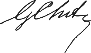 Gheorghe Chițu's signature in 1874