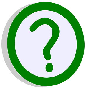 Symbol question green