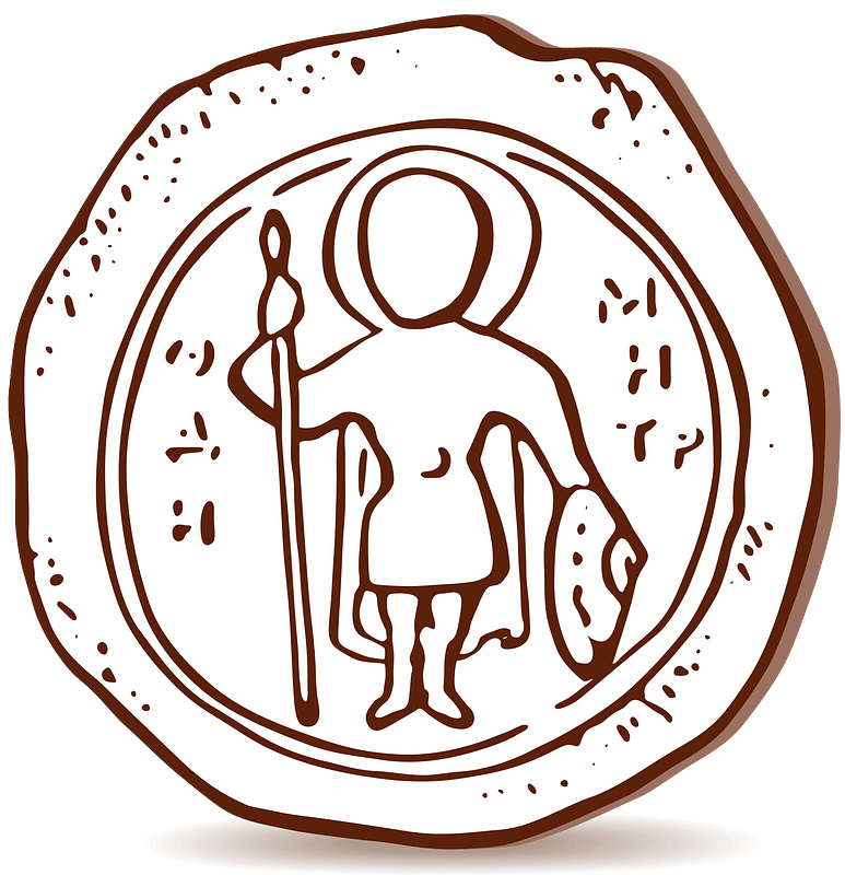 Seal of Iziaslav I of Kiev 1052–1054 (reverse)