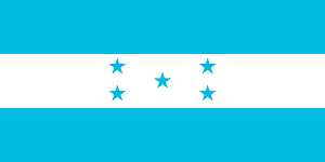 Flag of Honduras used by the UNAH