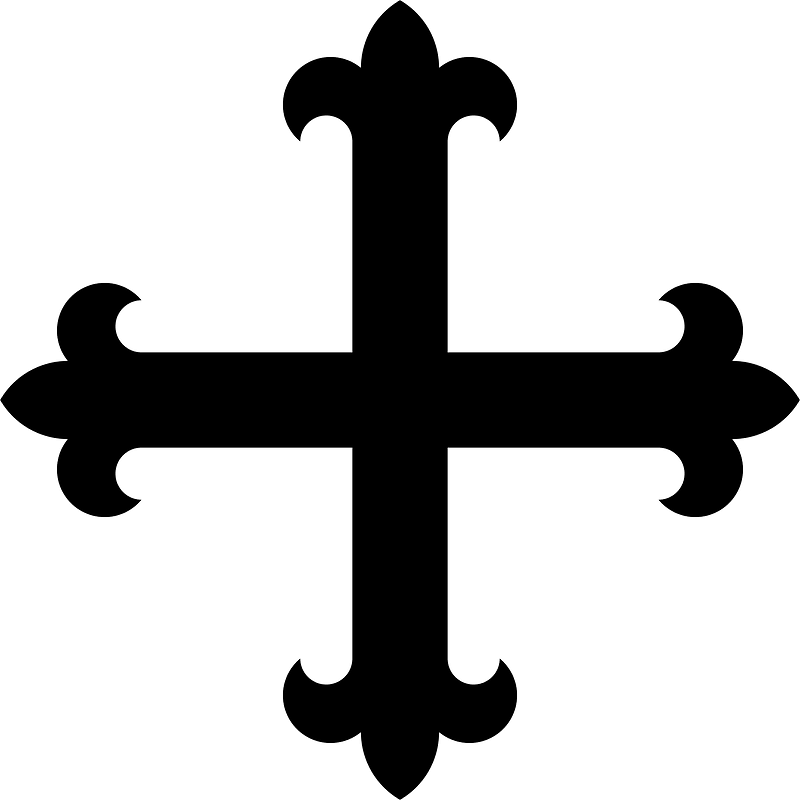 Cross-Flory-Heraldry transparent