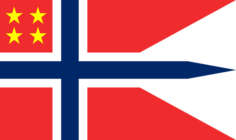 Norwegian General rank flag