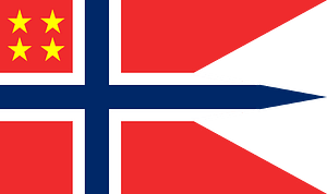 Norwegian General rank flag