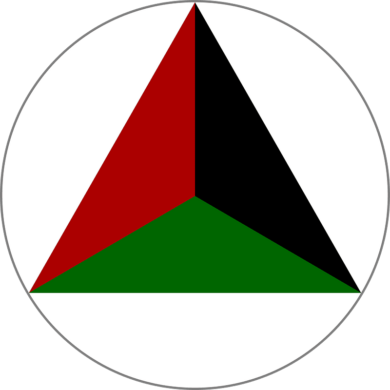 Roundel of the Afghan Air Force (variant)