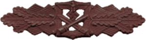 Ribbon of Close Combat Clasp Bronze