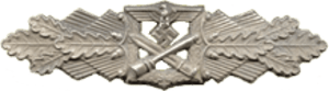 Ribbon of Close Combat Clasp Silver