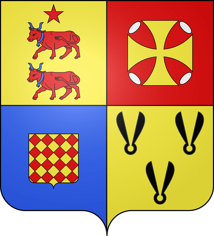 Blason de la ville de Bouteville (Charente)