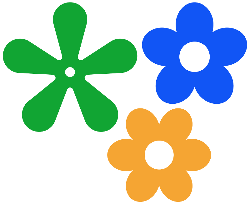 Retro-flower-icon-5petals