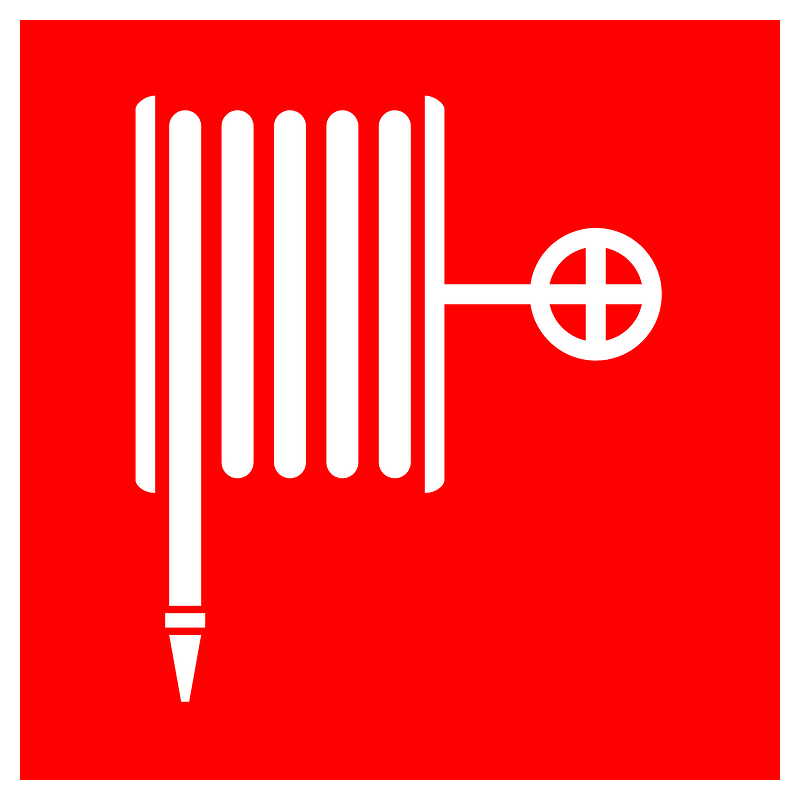 Fire hose symbol