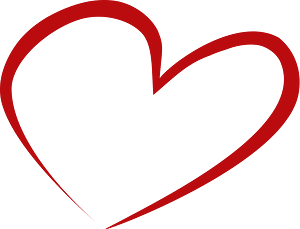 Red heart tw