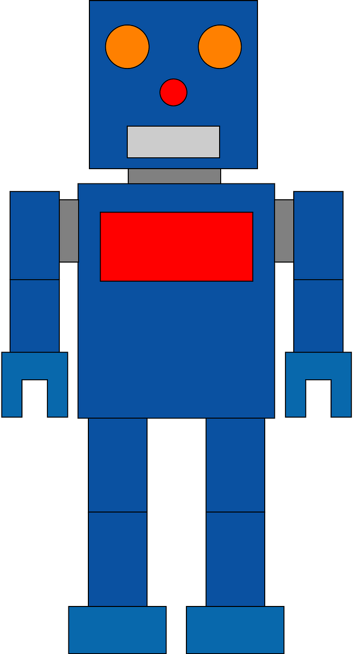 Robot - Blue Face and Body