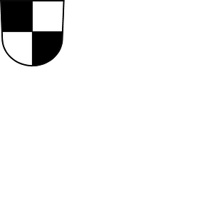 Quarterly sable and argent