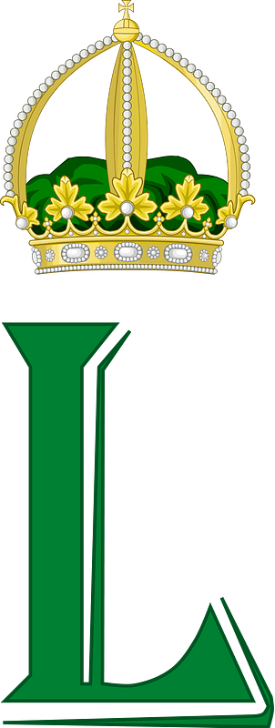 Imperial Monogram of Prince Prince Luís of Orléans-Braganza of Brazil