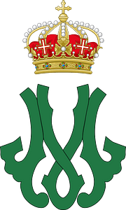 Royal Monogram of Queen Margherita of Italy