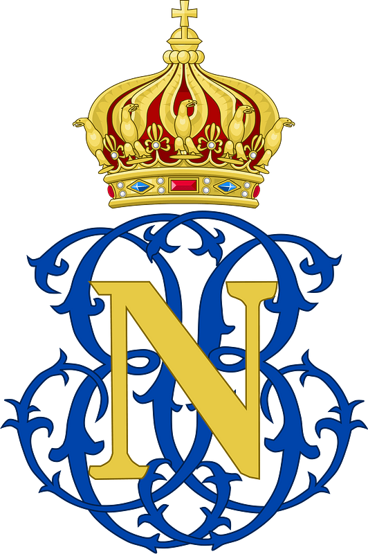 Imperial Monogram of Napoleon, Prince Imperial of France