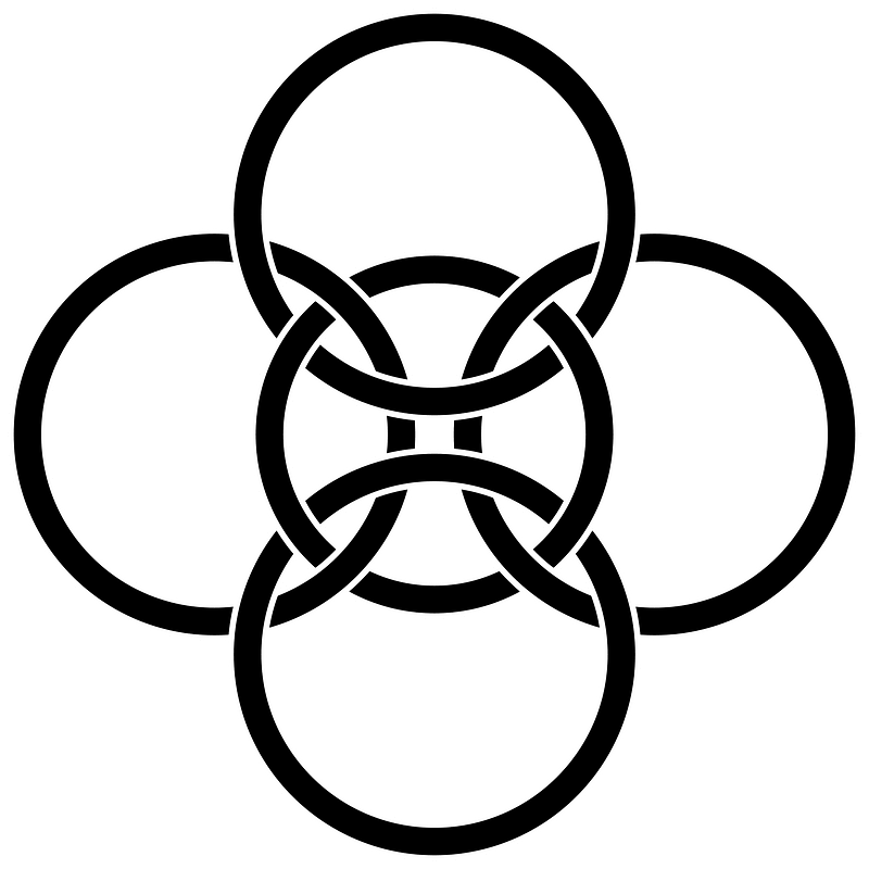 Borromean-cross