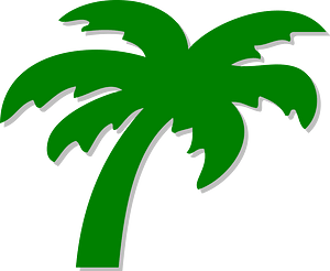 Palm tree symbol
