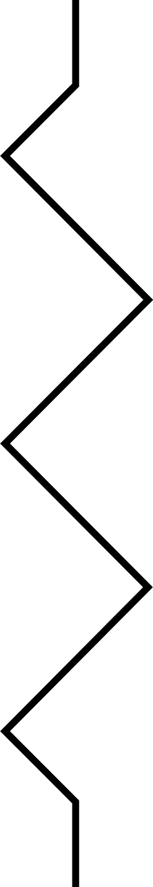 Resistor symbol upright