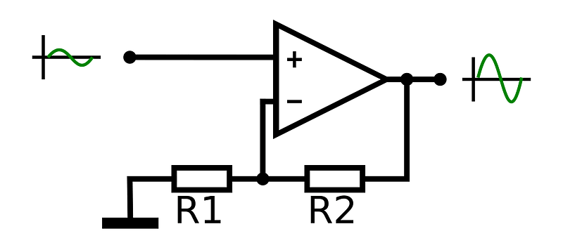 Opamp notinverting