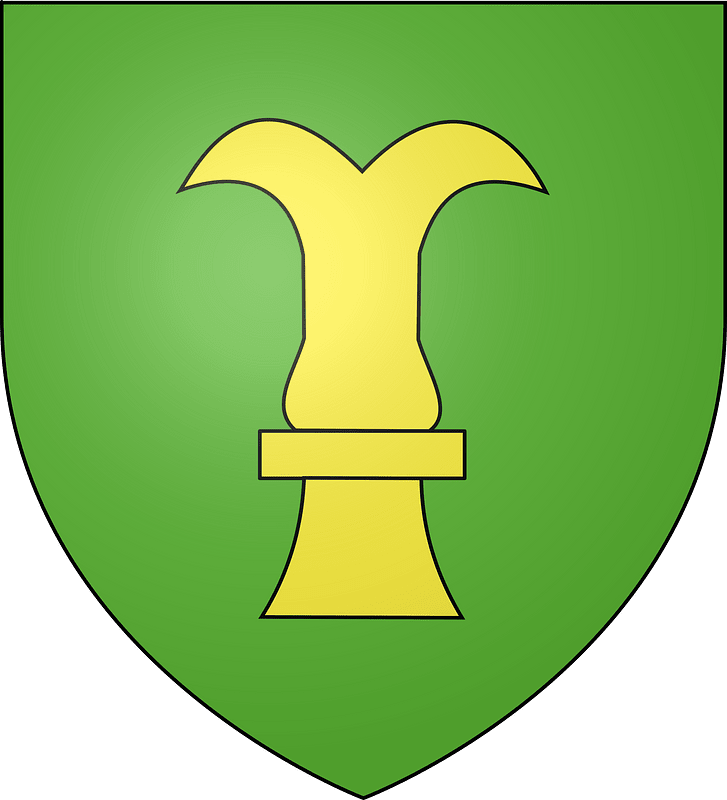 Blason ville fr Coustaussa (Aude)