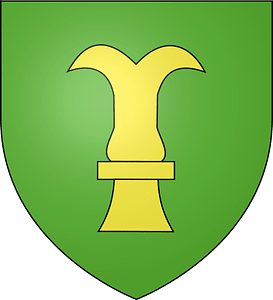Blason ville fr Coustaussa (Aude)
