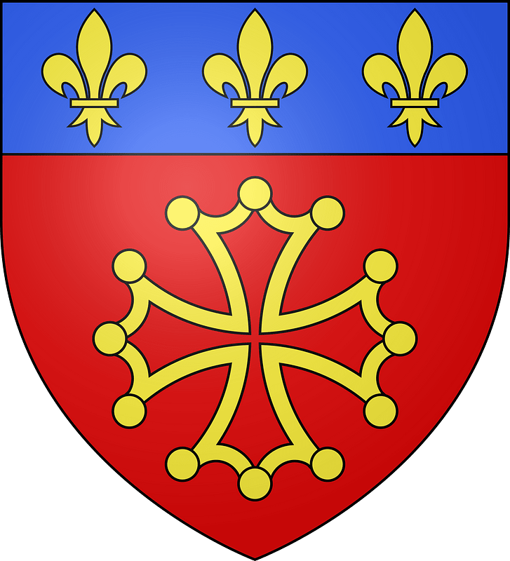 Blason ville fr Fanjeaux (Aude)