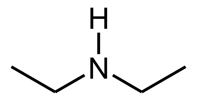 Diethylamine structure