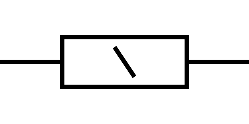 Resistor symbol 0.25W GOST