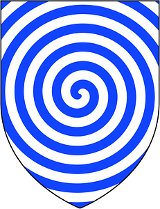 Heraldic gurges (whirlpool) Gorges