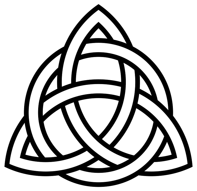 Triquetra-circle-interlaced