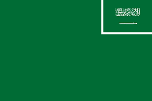 Civil Ensign of Saudi Arabia (obverse)