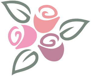 Three Roses Colored L