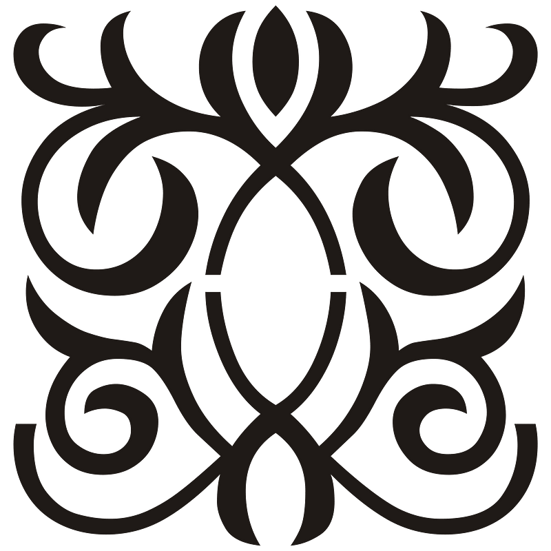 AC Ornament Black
