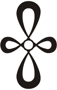 Loop Ornament Black V