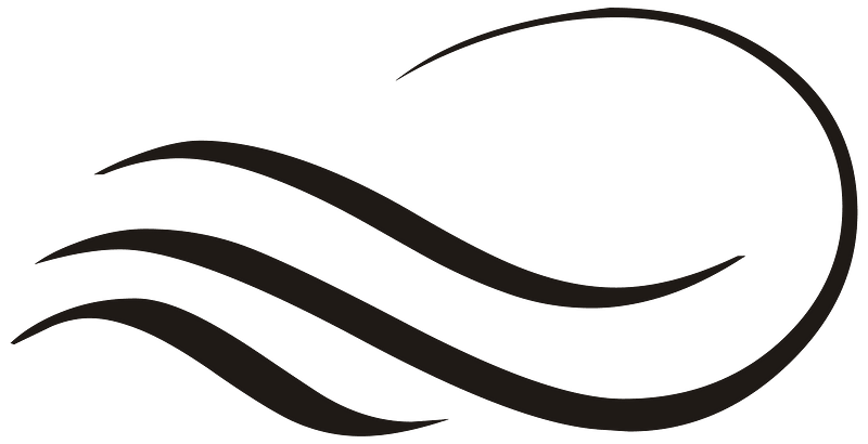 Three Lines Ornament Black Up Right