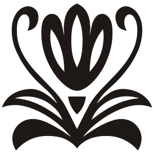 TulipC Ornament Black