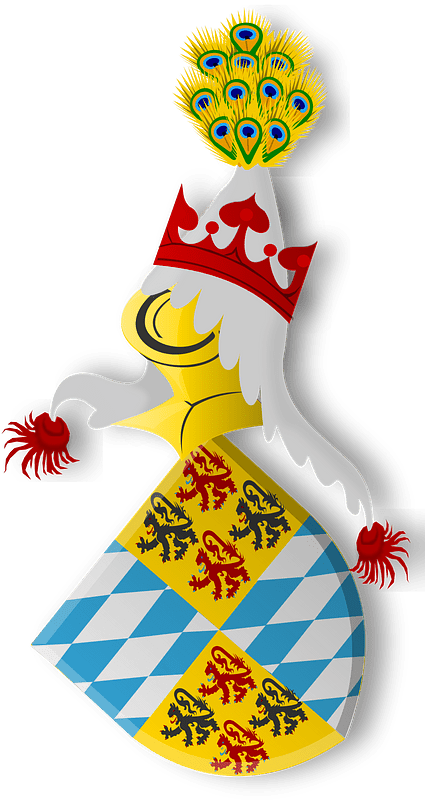 Aubert Duc de Baverie Codex 148 wapen