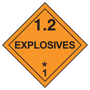 DOT hazmat class 1.2