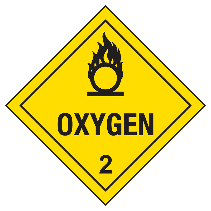 DOT hazmat class 2.2 (alt)