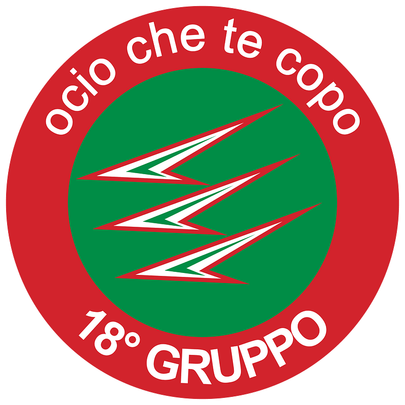 Ensign of the 18º Gruppo of the Italian Air Force