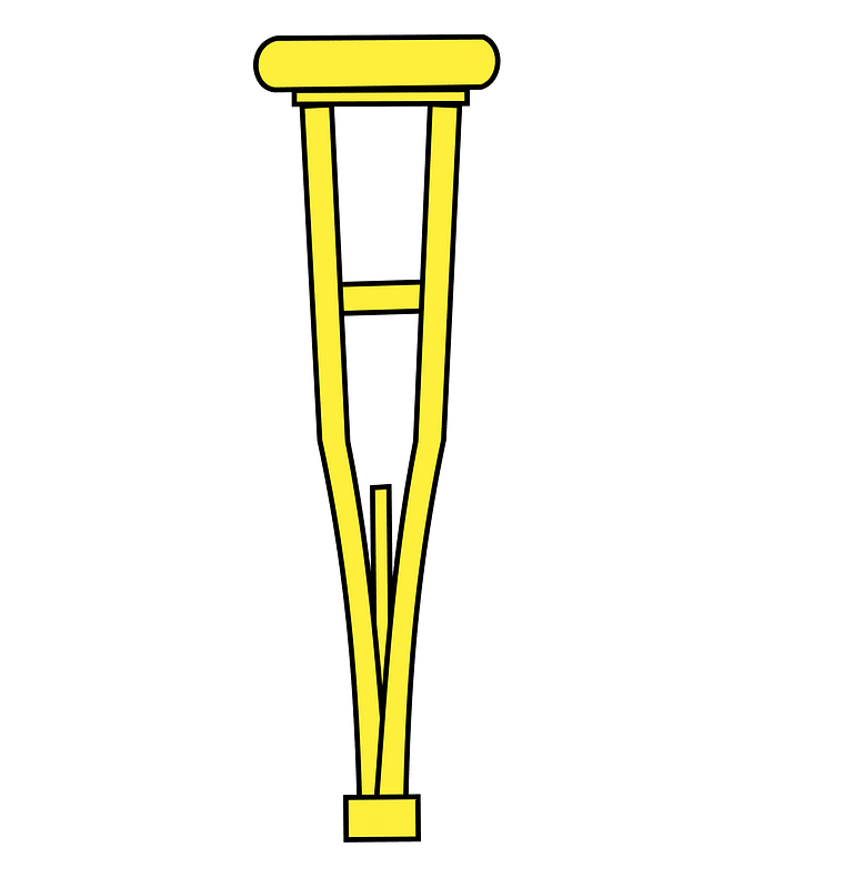 Meuble héraldique bequille