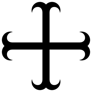 Meuble héraldique croix-nillée