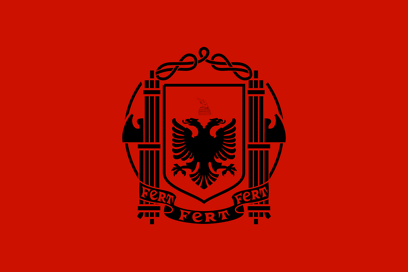 Flag of Albania (1939–1943)