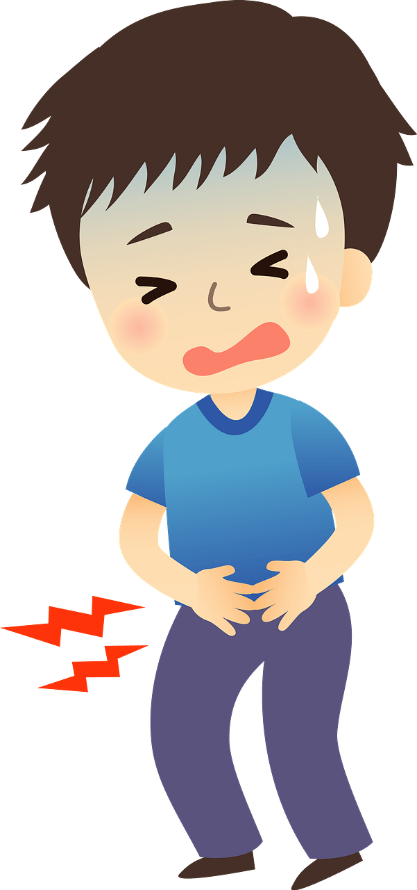 Man with Stomachache