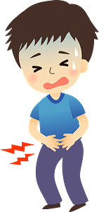 Man with Stomachache