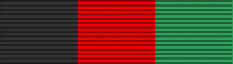 AFG black-red-green ribbon BAR