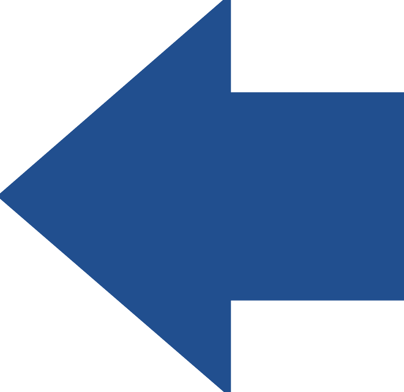 Dark blue left arrow