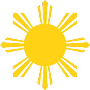 Sun Symbol of the National Flag of the Philippines