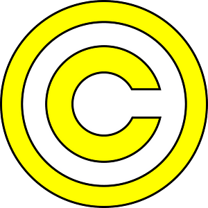 Yellow copyright